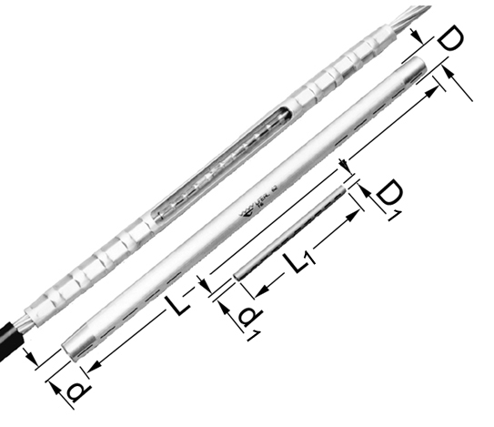 连接62mm²和99mm² 铁铝线的架空线连接器